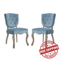 Modway EEI-3381-SEA Array Dining Side Chair Set of 2
