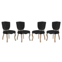 Modway EEI-3382-BLK Array Dining Side Chair Set of 4