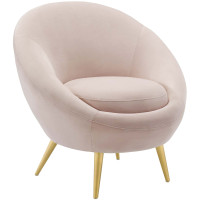 Modway EEI-3461-PNK Circuit Performance Velvet Accent Chair