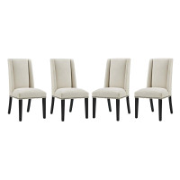 Modway EEI-3503-BEI Baron Dining Chair Fabric Set of 4