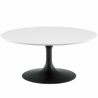Modway EEI-3535-BLK-WHI Lippa 36