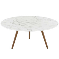 Modway EEI-3661-WAL-WHI Lippa 36