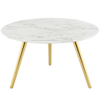 Modway EEI-3664-GLD-WHI Lippa 28