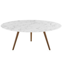 Modway EEI-3668-WAL-WHI Lippa 40