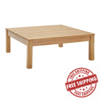 Modway EEI-3695-NAT Natural Freeport Outdoor Patio Patio Coffee Table