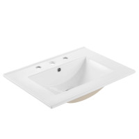 Modway EEI-3766-WHI White Cayman 24