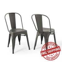 Modway EEI-3859-GME Promenade Bistro Dining Side Chair Set of 2