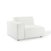 Modway EEI-3869-WHI White Restore Left-Arm Sectional Sofa Chair