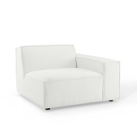 Modway EEI-3870-WHI White Restore Right-Arm Sectional Sofa Chair