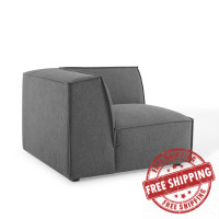 Modway EEI-3871-CHA Charcoal Restore Sectional Sofa Corner Chair