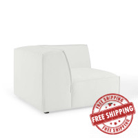 Modway EEI-3871-WHI White Restore Sectional Sofa Corner Chair