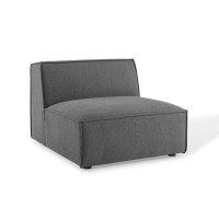 Modway EEI-3872-CHA Charcoal Restore Sectional Sofa Armless Chair