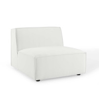 Modway EEI-3872-WHI White Restore Sectional Sofa Armless Chair