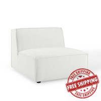 Modway EEI-3872-WHI White Restore Sectional Sofa Armless Chair