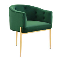 Modway EEI-3903-EME Emerald Savour Tufted Performance Velvet Accent Chair