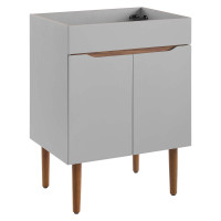Modway EEI-3918-GRY-WAL Gray Walnut Harvest 24