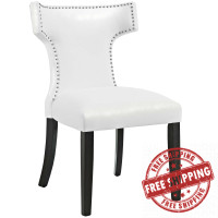 Modway EEI-3922-WHI Curve Vinyl Dining Chair