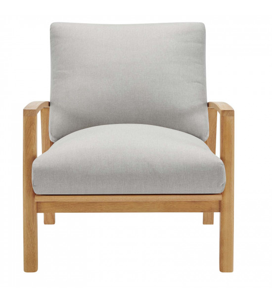 Modway EEI-3993-NAT-LGR Orlean Patio Wood Lounge Armchair Set of 2 Natural Light Gray Modway EEI-3993-NAT-LGR Orlean Patio Wood Lounge Armchair Set of 2 Natural Light Gray