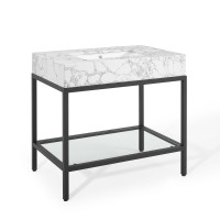 Modway EEI-3998-BLK-WHI Black White Kingsley 36