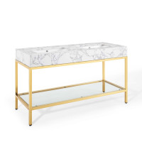 Modway EEI-4001-GLD-WHI Gold White Kingsley 60