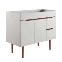 Modway EEI-4044-GRY-WAL Gray Walnut Harvest 36