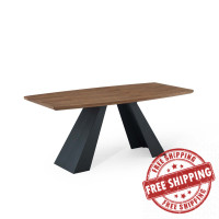 Modway EEI-4092-WAL Walnut Elevate Dining Table