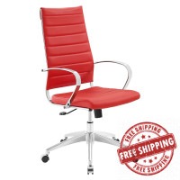 Modway EEI-4135-RED Red Jive Highback Office Chair