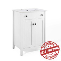 Modway EEI-4250-WHI-WHI White White Nantucket 24