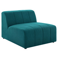 Modway EEI-4398-TEA Teal Bartlett Upholstered Fabric Armless Chair