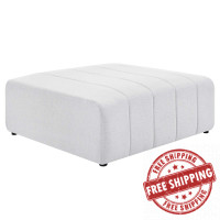 Modway EEI-4400-IVO Ivory Bartlett Upholstered Fabric Ottoman