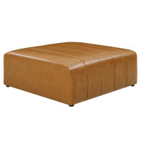 Modway EEI-4401-TAN Tan Bartlett Vegan Leather Ottoman