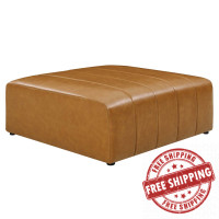 Modway EEI-4401-TAN Tan Bartlett Vegan Leather Ottoman