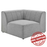 Modway EEI-4402-LGR Light Gray Bartlett Upholstered Fabric Corner Chair
