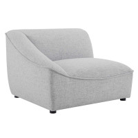 Modway EEI-4415-LGR Light Gray Comprise Left-Arm Sectional Sofa Chair