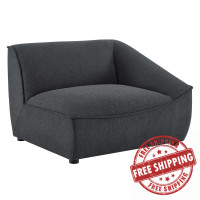 Modway EEI-4416-CHA Charcoal Comprise Right-Arm Sectional Sofa Chair