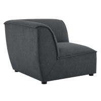 Modway EEI-4417-CHA Charcoal Comprise Corner Sectional Sofa Chair