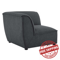 Modway EEI-4417-CHA Charcoal Comprise Corner Sectional Sofa Chair