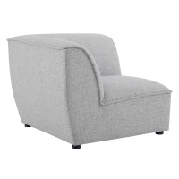 Modway EEI-4417-LGR Light Gray Comprise Corner Sectional Sofa Chair
