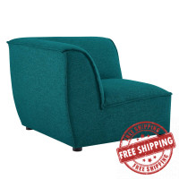 Modway EEI-4417-TEA Teal Comprise Corner Sectional Sofa Chair