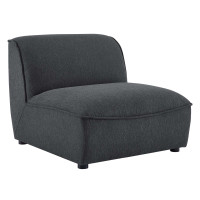 Modway EEI-4418-CHA Charcoal Comprise Armless Chair