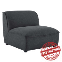 Modway EEI-4418-CHA Charcoal Comprise Armless Chair