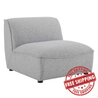 Modway EEI-4418-LGR Light Gray Comprise Armless Chair