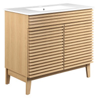 Modway EEI-4437-OAK-WHI Render 36