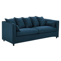Modway EEI-4449-AZU Azure Avalon Slipcover Fabric Sofa
