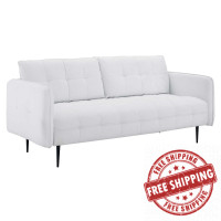 Modway EEI-4451-WHI White Cameron Tufted Fabric Sofa