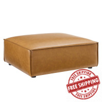 Modway EEI-4496-TAN Tan Restore Vegan Leather Ottoman