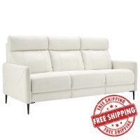 Modway EEI-4561-WHI Huxley Leather Sofa White