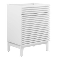 Modway EEI-4598-WHI Render Bathroom Vanity Cabinet (Sink Basin Not Included) White