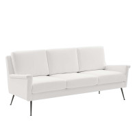 Modway EEI-4628-BLK-WHI Black White Chesapeake Fabric Sofa