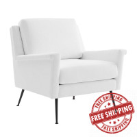 Modway EEI-4631-BLK-WHI Black White Chesapeake Fabric Armchair